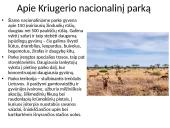Kriugerio nacionalinis parkas 3 puslapis