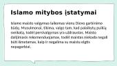 Islamo kultūra skaidrės 10 puslapis