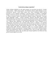 Kada darbas prilygsta žygdarbiui? (J. Marcinkevičius)