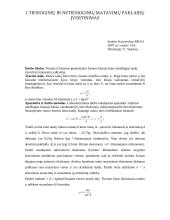 Tiesioginių bei netiesioginių matavimų paklaidų nustatymas 3 puslapis
