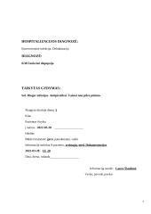 Vaikų slaugos praktikos ataskaita 5 puslapis