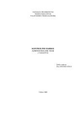 Administracinės teisės kontrolinis darbas