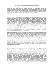 Advanced biometric authentication systems 