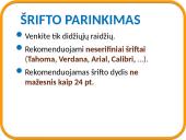 Kaip sukurti gerą pateiktį? 9 puslapis