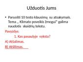 Klimato kaitos poveikis žmogui 9 puslapis