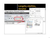 Kas yra skaičiuoklė? Kokia jos paskirtis? 12 puslapis
