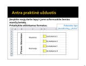 Kas yra skaičiuoklė? Kokia jos paskirtis? 15 puslapis