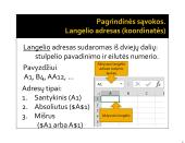 Kas yra skaičiuoklė? Kokia jos paskirtis? 5 puslapis