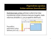 Kas yra skaičiuoklė? Kokia jos paskirtis? 6 puslapis
