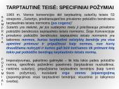  Tarptautinė viešoji teisė. Raida, samprata, ypatybės, šaltiniai, subjektai 11 puslapis