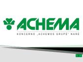 Kompanija "Achema"