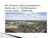 Kompanija "Achema" 4 puslapis