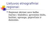Lietuvos etnografiniai regionai ir jų folkloro ypatumai 3 puslapis