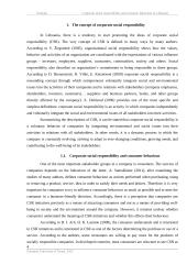 Corporate social responsibility and consumer behaviour in Lithuania 3 puslapis