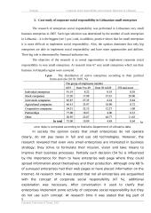 Corporate social responsibility and consumer behaviour in Lithuania 8 puslapis