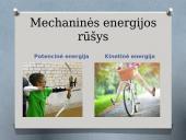 Mechaninės energijos samprata 4 puslapis