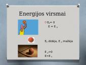 Mechaninės energijos samprata 8 puslapis