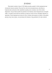 Kompiuterizavimo informacinės sistemos projektas 4 puslapis