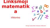 Linksmoji matematika