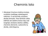 Žaidimai chemijos pamokoje 7 puslapis
