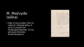 Martyno Mažvydo pristatymas 6 puslapis