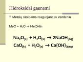 Hidroksidų gavimas 3 puslapis