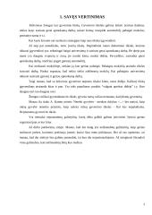 Savęs vertinimas "Aš organizacijoje" 3 puslapis