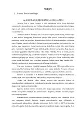 Socialinės psichologijos dėsningumų panaudojimas alkoholizmo problemų sprendime 8 puslapis