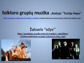 Lietuvių liaudies dainos šiuolaikinėje pop kultūroje 9 puslapis