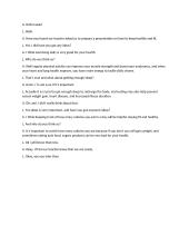 Healthy and fit dialogue