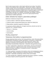 Svajonių profesija. Programavimas 2 puslapis