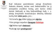 Keblesnieji įnagininko ir dvejybinių linksnių vartojimo atvejai 8 puslapis