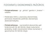 Klasikinės politinės ekonomijos atsiradimas. Fiziokratizmas  13 puslapis