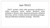 TELE2 reklamos analizė 2 puslapis