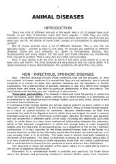 Different animal diseases