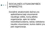 Įmonių socialinė atsakomybė skaidrės 2 puslapis