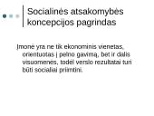 Įmonių socialinė atsakomybė skaidrės 18 puslapis
