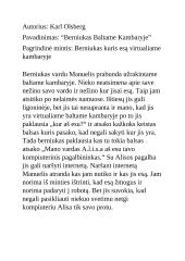 Berniukas Baltame Kambaryje