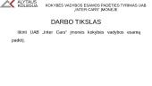 Kokybės vadybos esamos padėties tyrimas UAB „Inter Cars“ įmonėje 2 puslapis