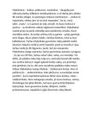 Mykoliukas – kuklus, paklusnus, nuolankus