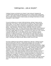 Valdingumas – yda ar dorybė?