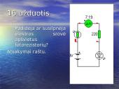 Užduotys apie elektrą 20 puslapis