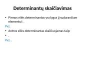 Determinantai 4 puslapis