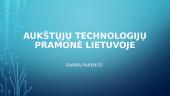 Aukštųjų technologijų pramonė Lietuvoje