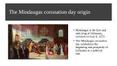 The Mindaugas coronation day 3 puslapis