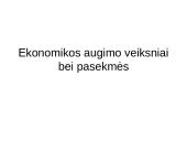 Ekonomikos augimas - skaidrės 8 puslapis