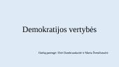 Demokratijos vertybės