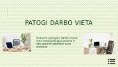 Dešimt sveikos gyvensenos rekomendacijų dirbant kompiuteriu  8 puslapis