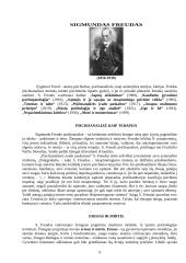 Artūro Šopenhauerio, Frydricho Nyčės, Sigmundo Freudo filosofinės pažiūros 9 puslapis
