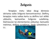 Savarankiškas darbas „Delfinų terapija“ 9 puslapis